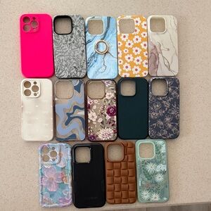 14 Assorted iPhone 14 Pro Case Set